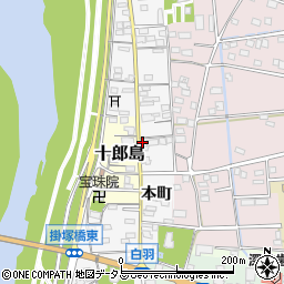 静岡県磐田市本町951周辺の地図