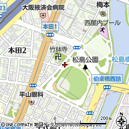 松島公園トイレ１周辺の地図