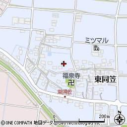 静岡県袋井市東同笠188周辺の地図