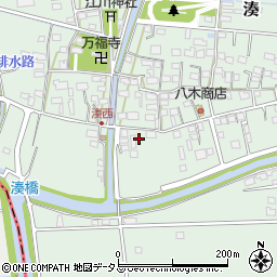 静岡県袋井市湊3739周辺の地図