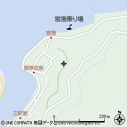 兵庫県姫路市家島町宮877周辺の地図