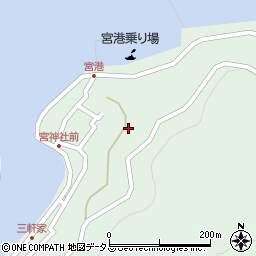 兵庫県姫路市家島町宮861周辺の地図