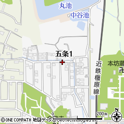 〒630-8033 奈良県奈良市五条の地図
