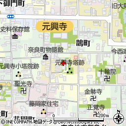 奈良県奈良市芝新屋町12周辺の地図