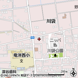静岡県磐田市川袋1563-1周辺の地図