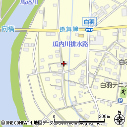 静岡県浜松市中央区白羽町1322周辺の地図