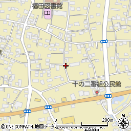 静岡県磐田市福田周辺の地図