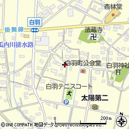 静岡県浜松市中央区白羽町1211周辺の地図