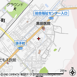 島根県益田市須子町14周辺の地図