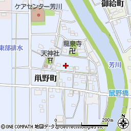 静岡県浜松市中央区鼡野町88周辺の地図