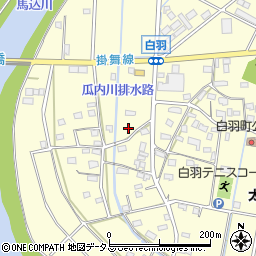 静岡県浜松市中央区白羽町1316周辺の地図
