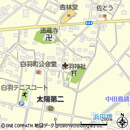 静岡県浜松市中央区白羽町905周辺の地図