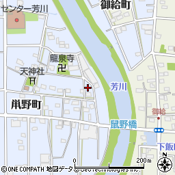 静岡県浜松市中央区鼡野町97周辺の地図