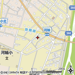 静岡県浜松市中央区河輪町194周辺の地図
