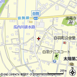 静岡県浜松市中央区白羽町1178周辺の地図