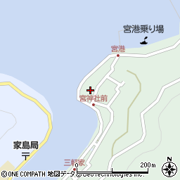 兵庫県姫路市家島町宮950周辺の地図