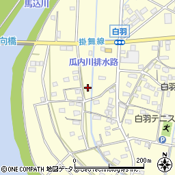 静岡県浜松市中央区白羽町1321周辺の地図
