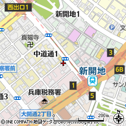 神戸賃貸情報センター　湊川店周辺の地図