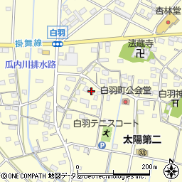 静岡県浜松市中央区白羽町1208周辺の地図