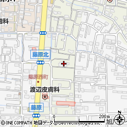 警察本部藤原庁舎周辺の地図