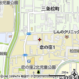 奈良県奈良市恋の窪1丁目2-16周辺の地図