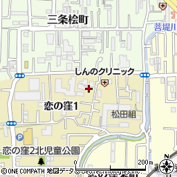 奈良県奈良市恋の窪1丁目4周辺の地図