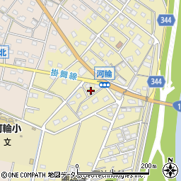静岡県浜松市中央区河輪町185周辺の地図