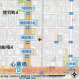 大阪府大阪市中央区南船場3丁目10-11周辺の地図