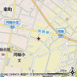 静岡県浜松市中央区河輪町171周辺の地図