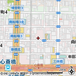 大阪府大阪市中央区南船場3丁目7-12周辺の地図