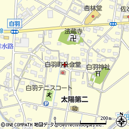 静岡県浜松市中央区白羽町1280周辺の地図