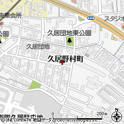 三重県津市久居野村町372-76周辺の地図