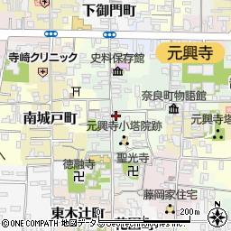 奈良県奈良市高御門町17周辺の地図