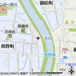静岡県浜松市中央区鼡野町101周辺の地図