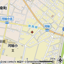 静岡県浜松市中央区河輪町175周辺の地図