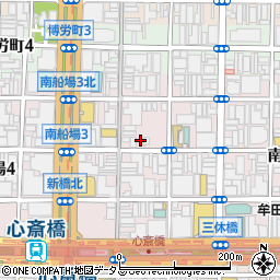 大阪府大阪市中央区南船場3丁目7-13周辺の地図