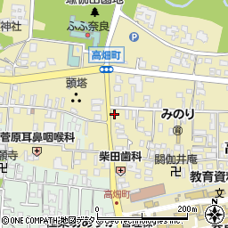 奈良県奈良市高畑町730周辺の地図