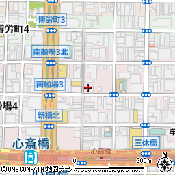 大阪府大阪市中央区南船場3丁目7-17周辺の地図