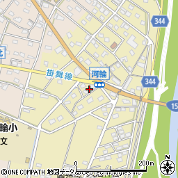 静岡県浜松市中央区河輪町186周辺の地図