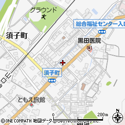 島根県益田市須子町2-23周辺の地図