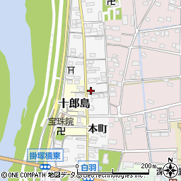 静岡県磐田市本町957-1周辺の地図