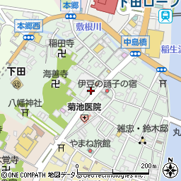静岡県下田市一丁目12周辺の地図