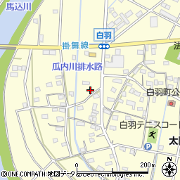 静岡県浜松市中央区白羽町1315周辺の地図
