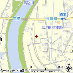 静岡県浜松市中央区白羽町1340周辺の地図