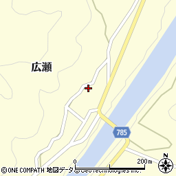 奈良県山辺郡山添村広瀬292周辺の地図