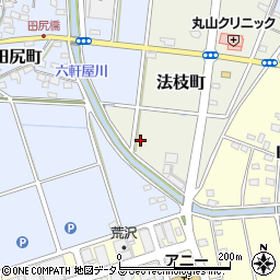 静岡県浜松市中央区法枝町301周辺の地図