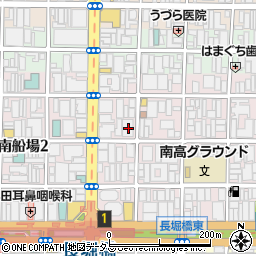 大阪府大阪市中央区南船場1丁目16-10周辺の地図