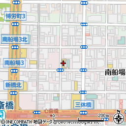 大阪市立南幼稚園周辺の地図