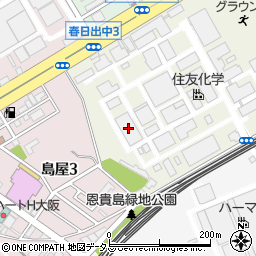 住友ファーマ株式会社　大阪研究所周辺の地図