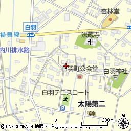 静岡県浜松市中央区白羽町1287周辺の地図